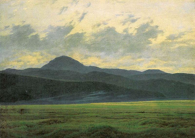Caspar David Friedrich Riesengebirgslandschaft oil painting picture